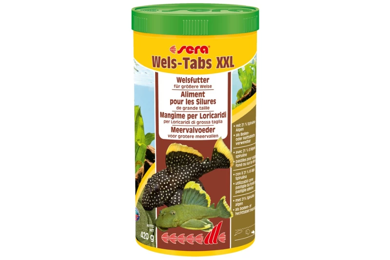 Sera Wels-Tabs XXL Nature, 1.000 Ml 3 Sera Wels-Tabs XXL Nature, 1.000 Ml