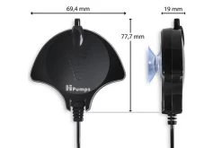 HPumps Nano Piezo Luftpumpe, Manta Schwarz 18l/h, Durchlüfterpumpe 11 HPumps Nano Piezo Luftpumpe, Manta Schwarz 18l/h, Durchlüfterpumpe -Aquariumladen = das Beste. 28s13014 Abmessungen schwarz
