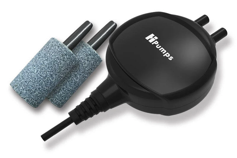 HPumps Nano Piezo Luftpumpe Zweikanal 2x18l/h, Doppel-Durchlüfterpumpe 3 HPumps Nano Piezo Luftpumpe Zweikanal 2x18l/h, Doppel-Durchlüfterpumpe