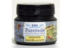 BAM Ingwer-Knoblauch, Futtergranulat Für Zierfische, Körnung 0,9-1,4 Mm, 100 G