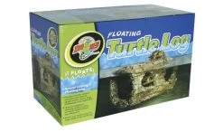 Zoomed Floating Turtle Log