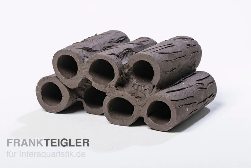 Aquariumkeramik Röhrenturm Modell D Schwarz 3 Aquariumkeramik Röhrenturm Modell D Schwarz