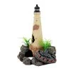Aquatlantis Leuchtturm Mit Boot -Aquariumladen = das Beste. Leuchtturm