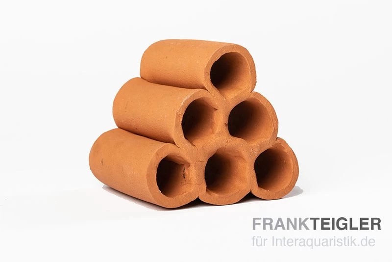Aquariumkeramik Röhrenturm Modell B Terrakotta 3 Aquariumkeramik Röhrenturm Modell B Terrakotta