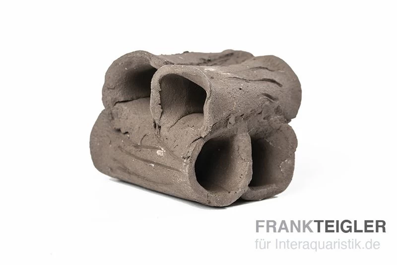 Aquariumkeramik Röhrenturm Modell C Schwarz 3 Aquariumkeramik Röhrenturm Modell C Schwarz