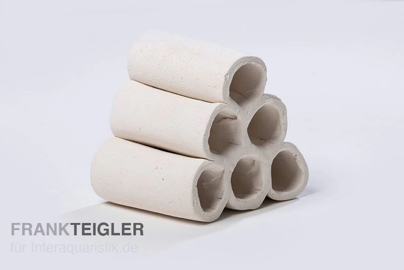Aquariumkeramik Röhrenturm Modell B Weiß 3 Aquariumkeramik Röhrenturm Modell B Weiß