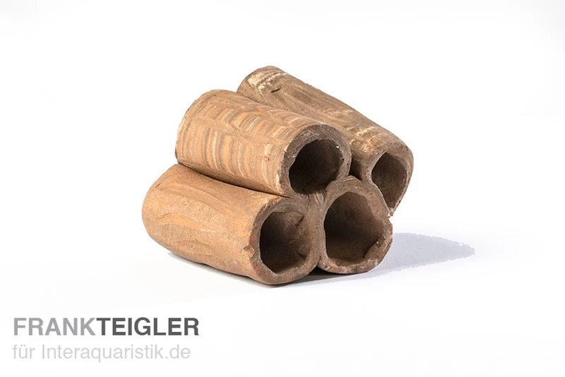 Aquariumkeramik Röhrenturm Modell C Dreifarbig 3 Aquariumkeramik Röhrenturm Modell C Dreifarbig