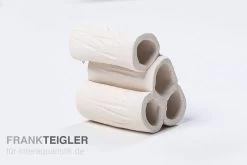 Aquariumkeramik Röhrenturm Modell C Weiß