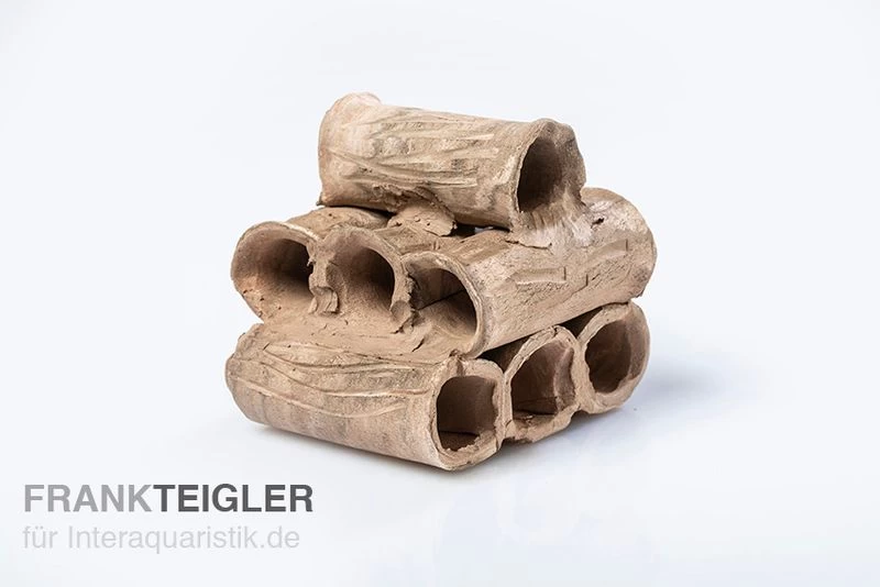 Aquariumkeramik Röhrenturm Modell D Dreifarbig 3 Aquariumkeramik Röhrenturm Modell D Dreifarbig