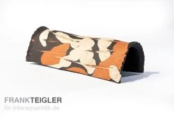 Aquariumkeramik Axolotl Tunnel 23-25 Cm Camouflage