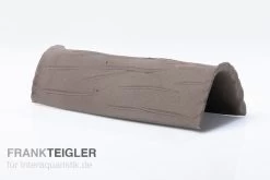 Aquariumkeramik Axolotl Tunnel 23-25 Cm Schwarz