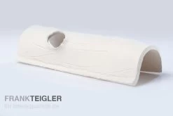 Aquariumkeramik Axolotl Tunnel Mit Fenster 30 Cm Weiss