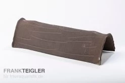 Aquariumkeramik Axolotl Tunnel 30 Cm Schwarz