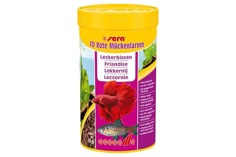 Sera FD Rote Mückenlarven, 250 Ml 3 Sera FD Rote Mückenlarven, 250 Ml